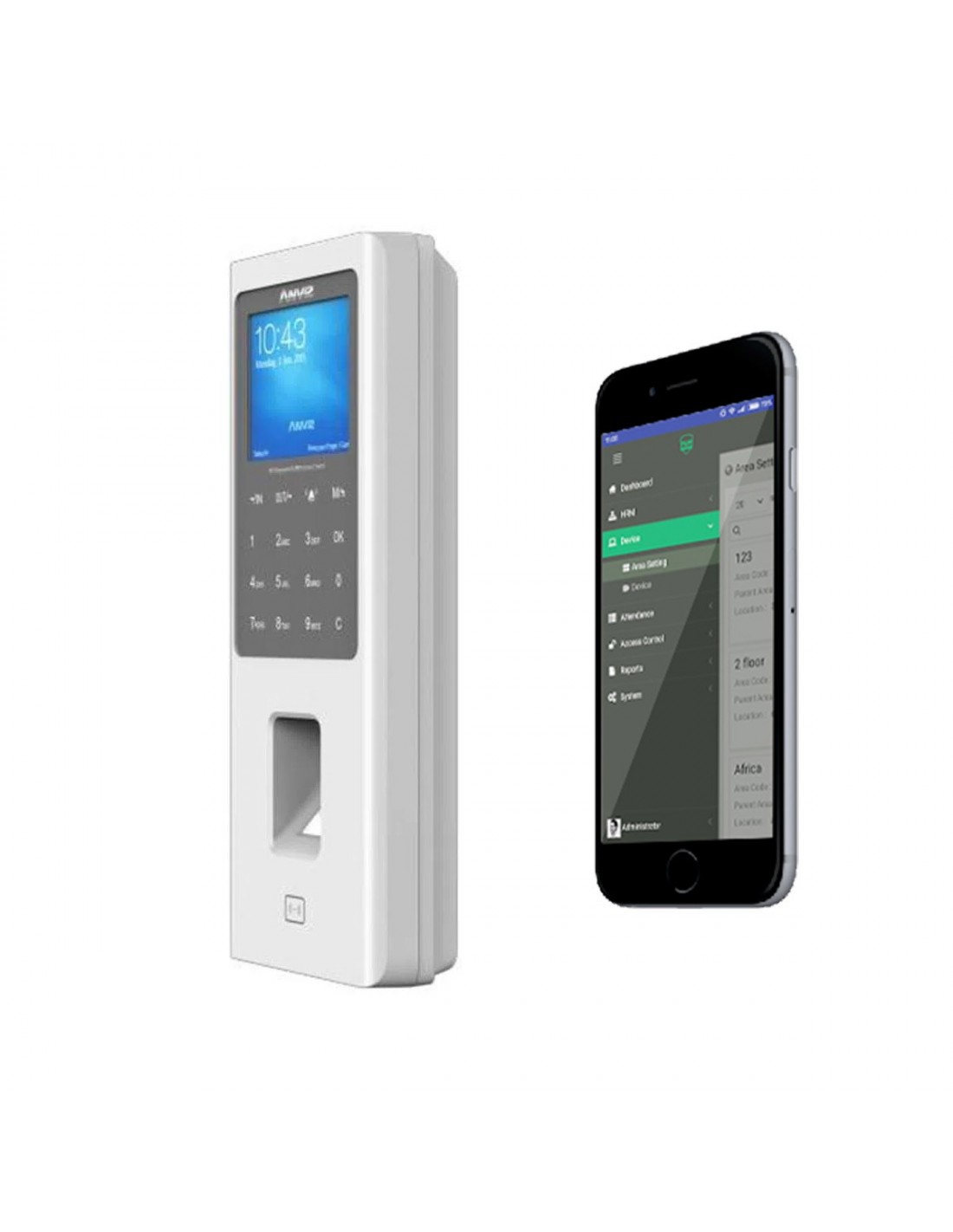 Control De Acceso Biometrico Huella Tarjeta Anviz W2 Cloud