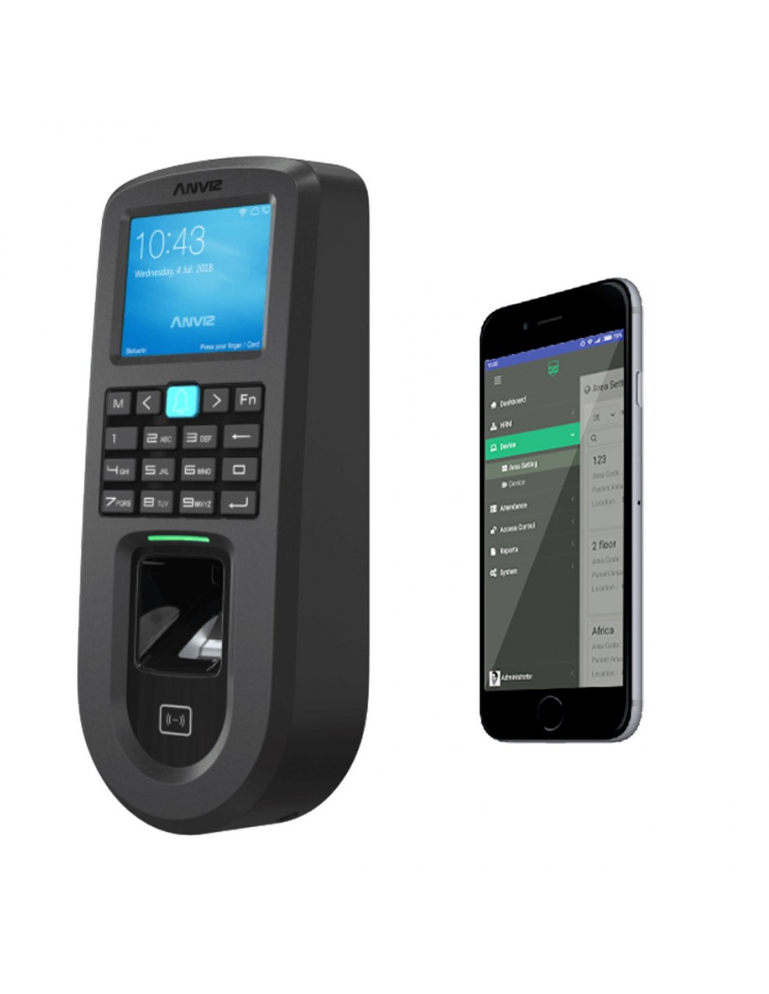 Control De Acceso Biometrico Vf30-pro Huella Tarjeta Mifare + Em125khz  Poe Cloud