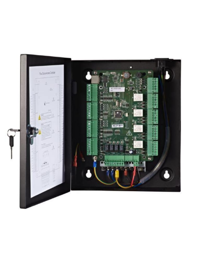 Placa Controladora Para 4 Puertas, 10k Tarjetas, 50k Eventos. Tcp/ip