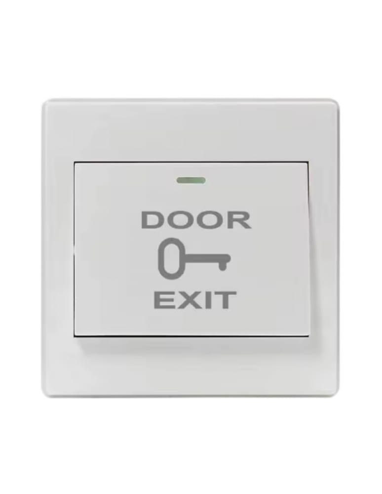 Boton Pulsador Salida Control De 86*86mm Montaje De Superficie