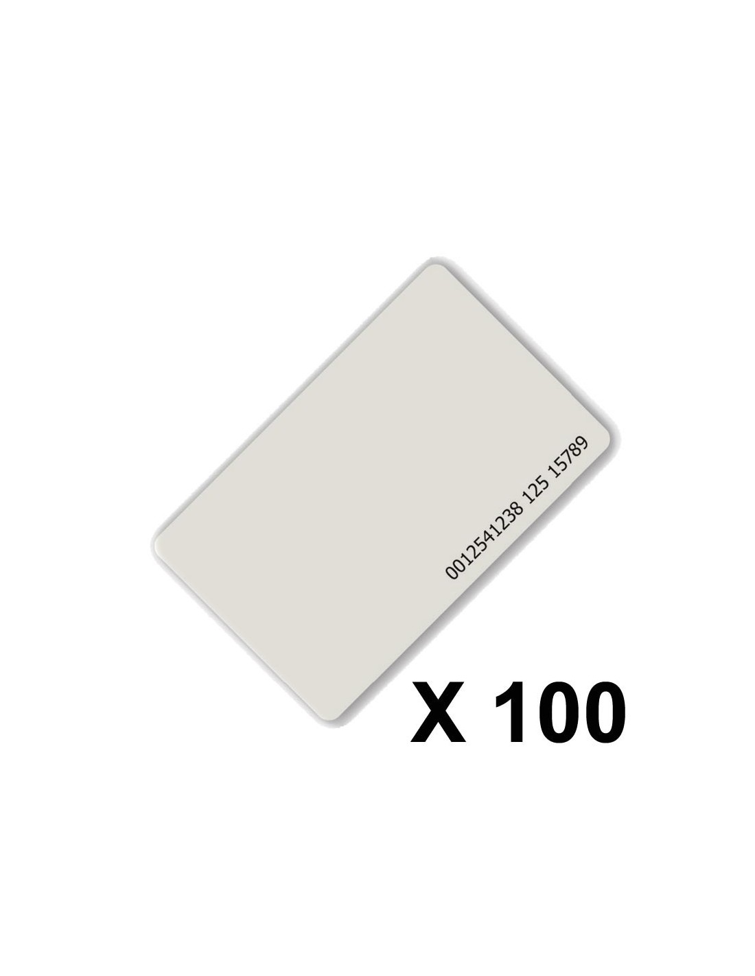 Tarjeta Iso Proximidad 26bits Rfid 125khz X 100 Unidades
