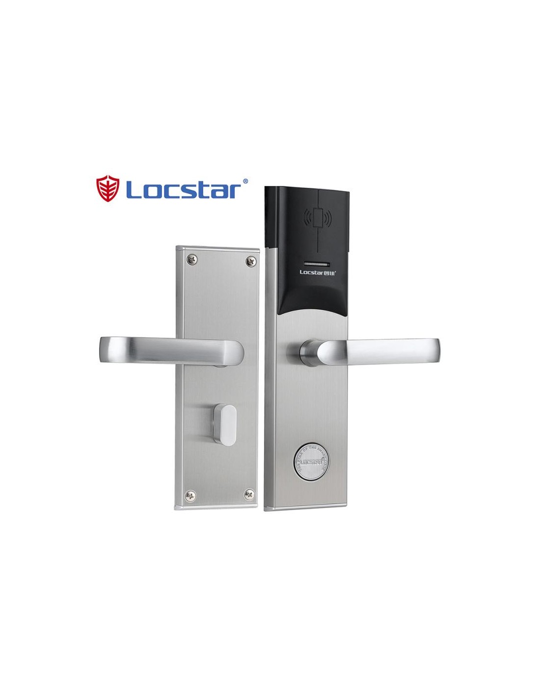 Cerradura De Hotel Rf Tarjeta Proximidad 5 Cerrojos Robusta Metal Mano Derecha