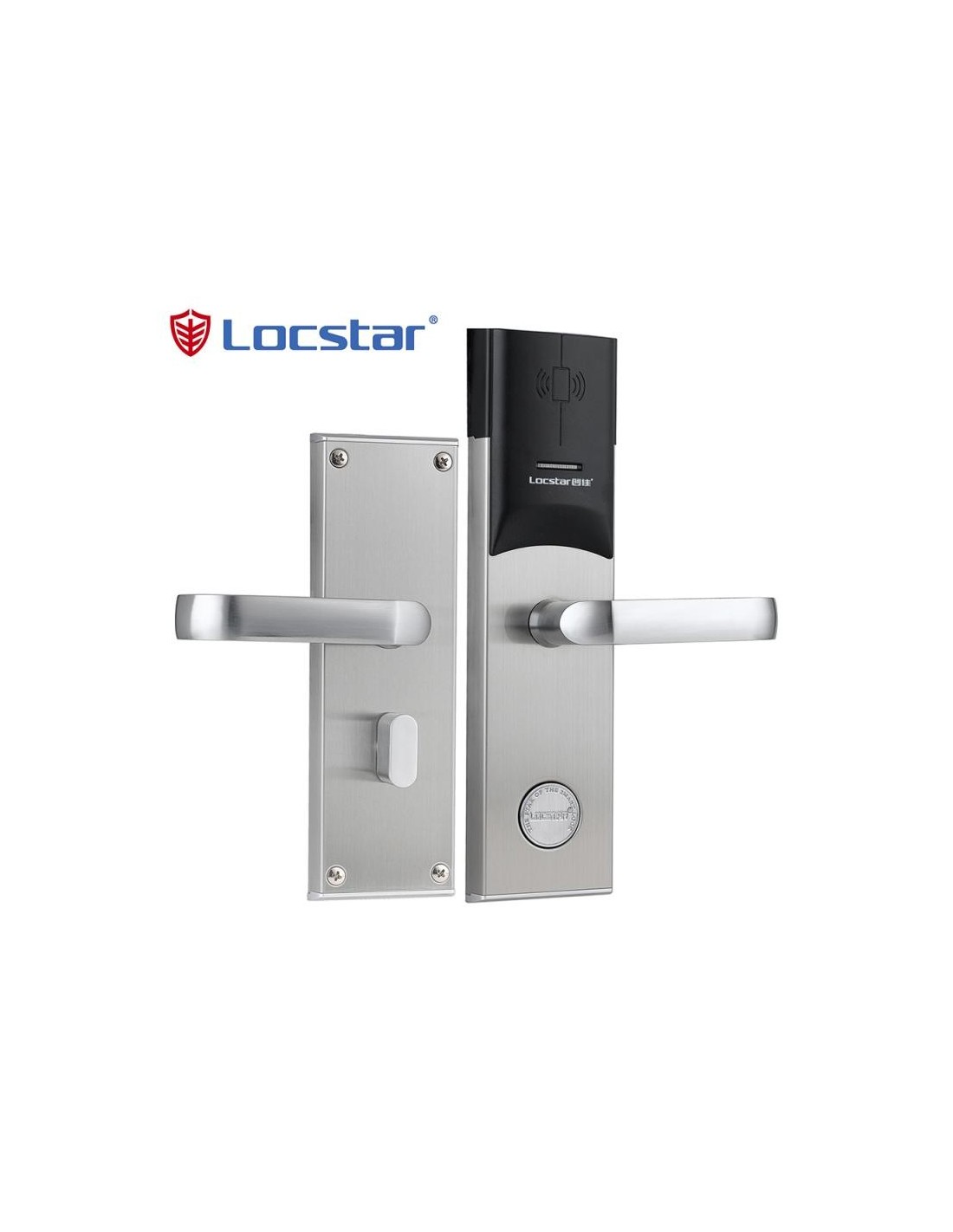 Cerradura De Hotel Rf Tarjeta Proximidad 5 Cerrojos Robusta Metal Mano Izquierda