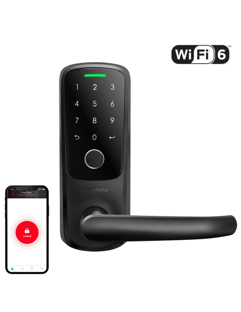 Cerradura Huella Codigo ,wifi 1 Pestillo Electronica Y Llave Mecanica