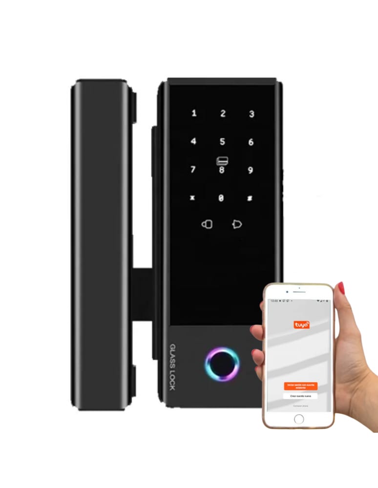 Cerradura Huella Codigo, Wifi 1 Pestillo Electronica