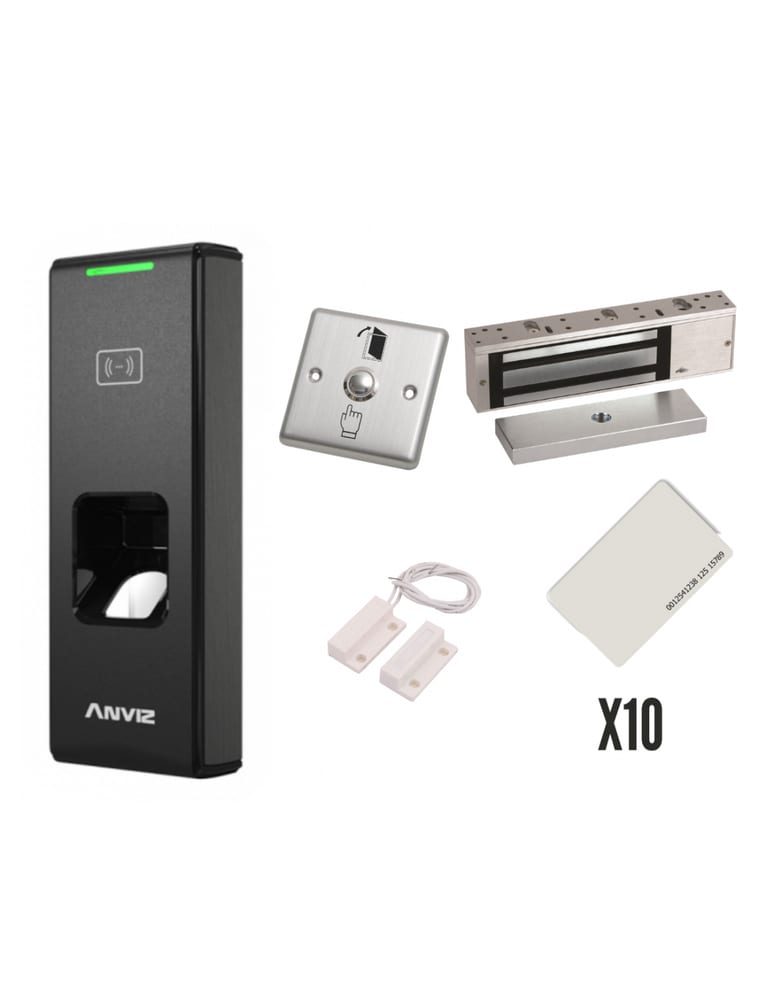 Kit Control C2slim Wifi Huella Cerradura 280kg Exterior App Celular