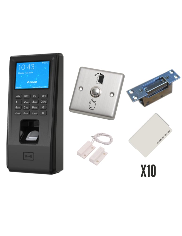 Kit Control Ep30 Wifi Huella Pestillo Presentismo