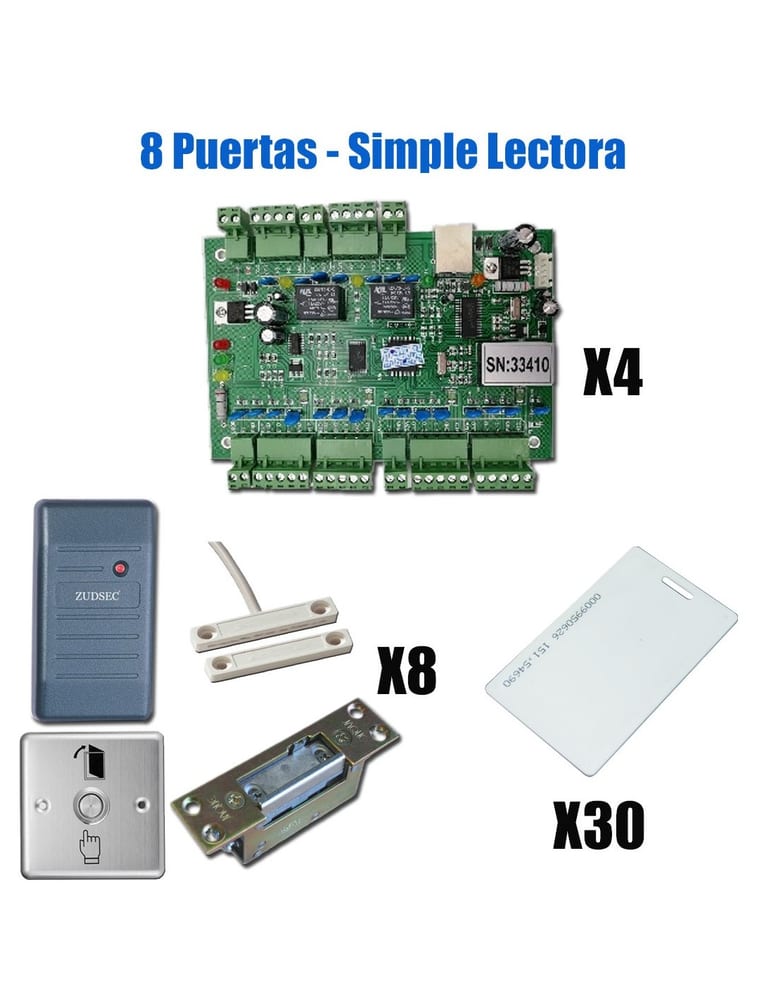 Kit Control Tarjeta Pestillo Elecrico Autonomo