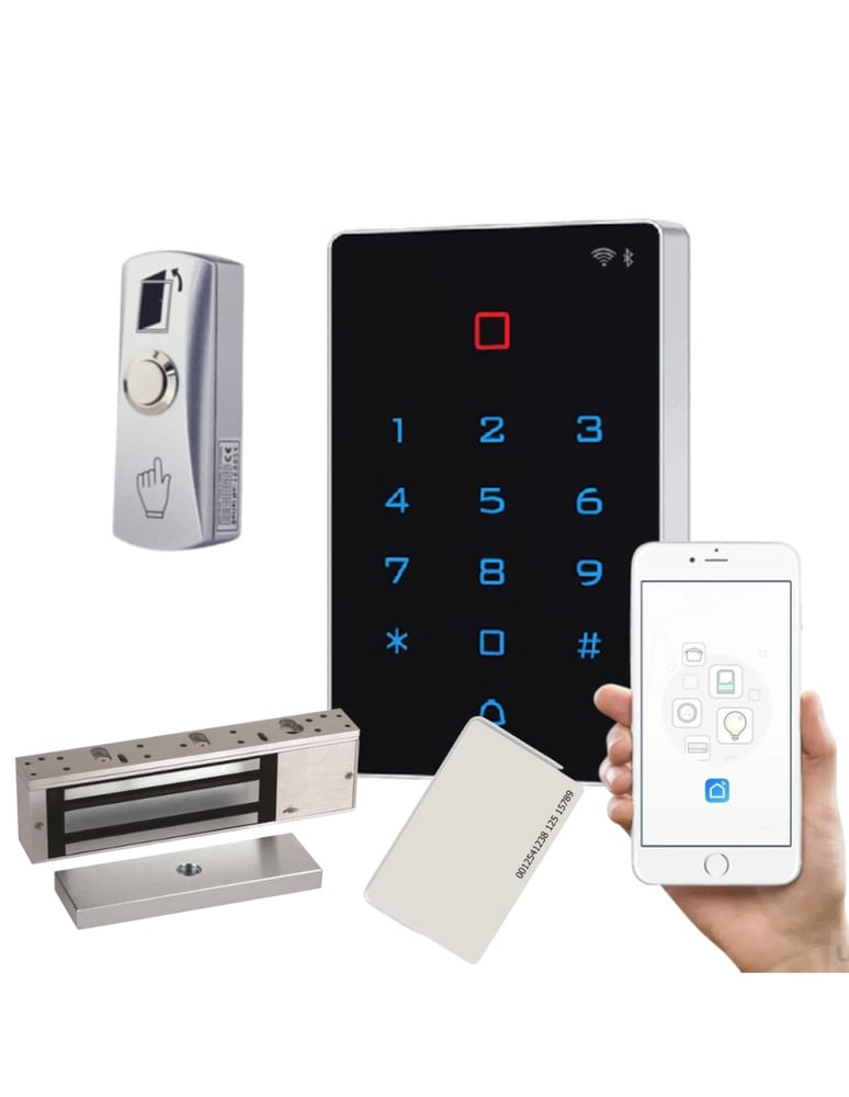 Kit Control Wifi Bluetooth Codigo Rfid Cerradura