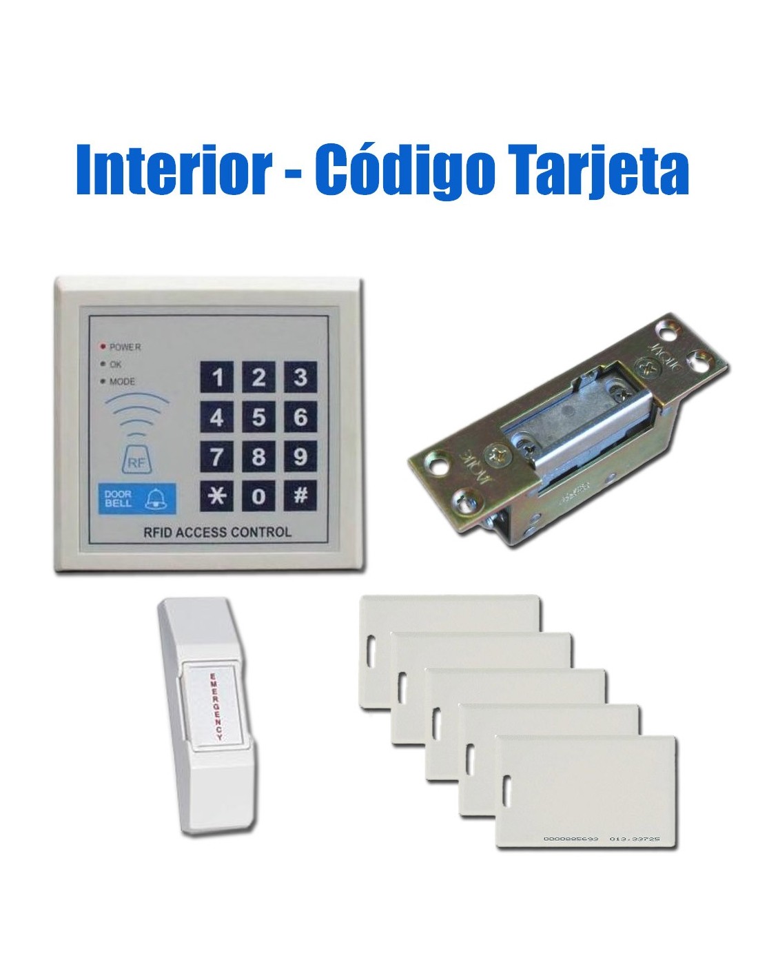 Kit Control Tarjeta Pestillo Elecrico Autonomo