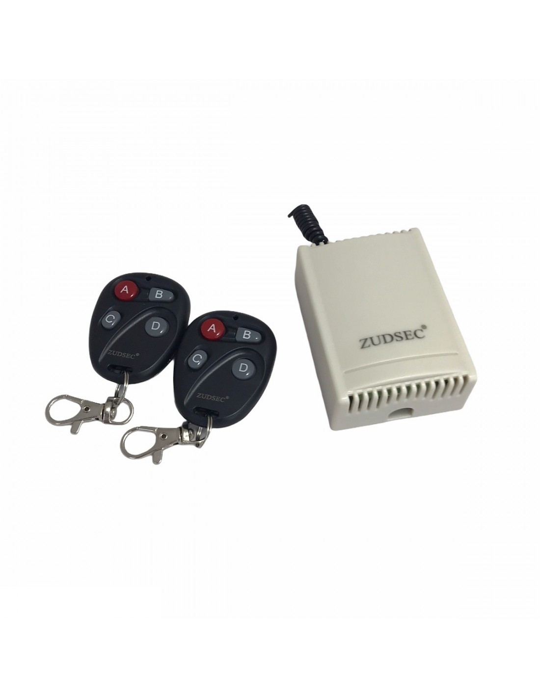 Kit De Control Remoto De 4 Canales Con 2 Controles Y Fuente