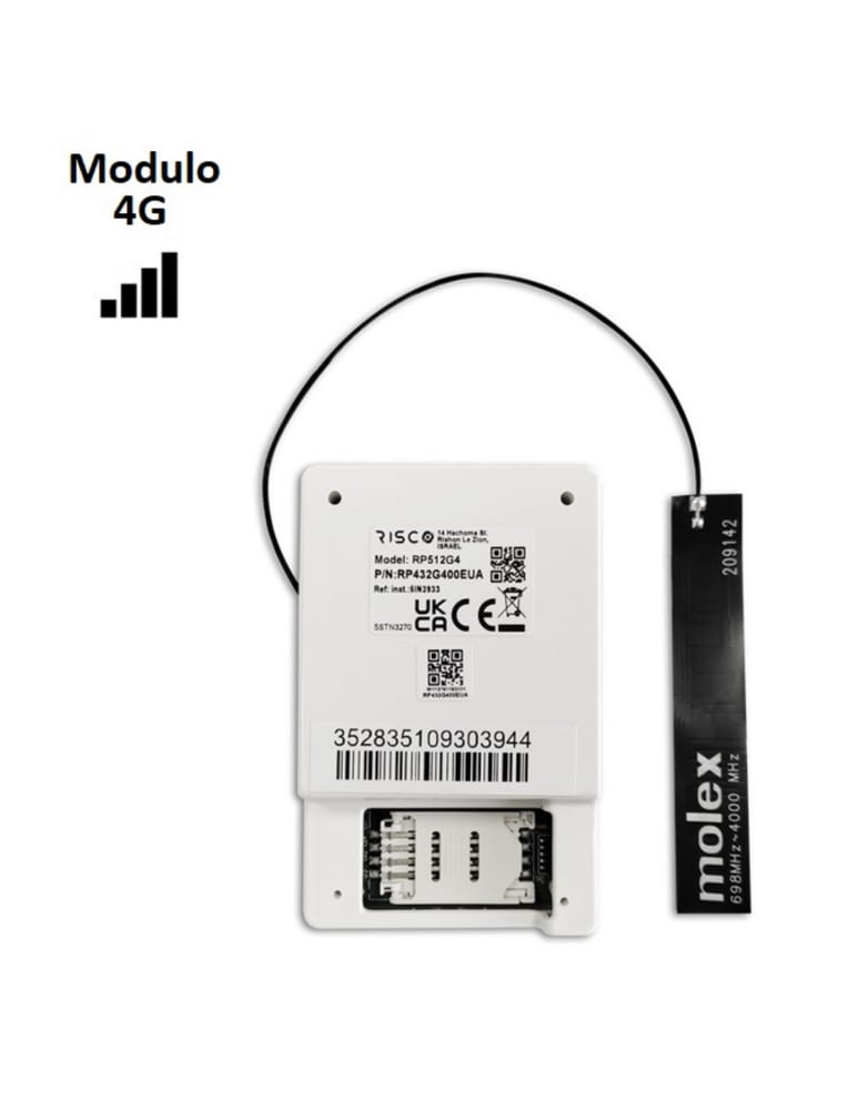 Modulo 4g Para Lightsys Plus Comunicador Risco 4g / Gprs Redundante