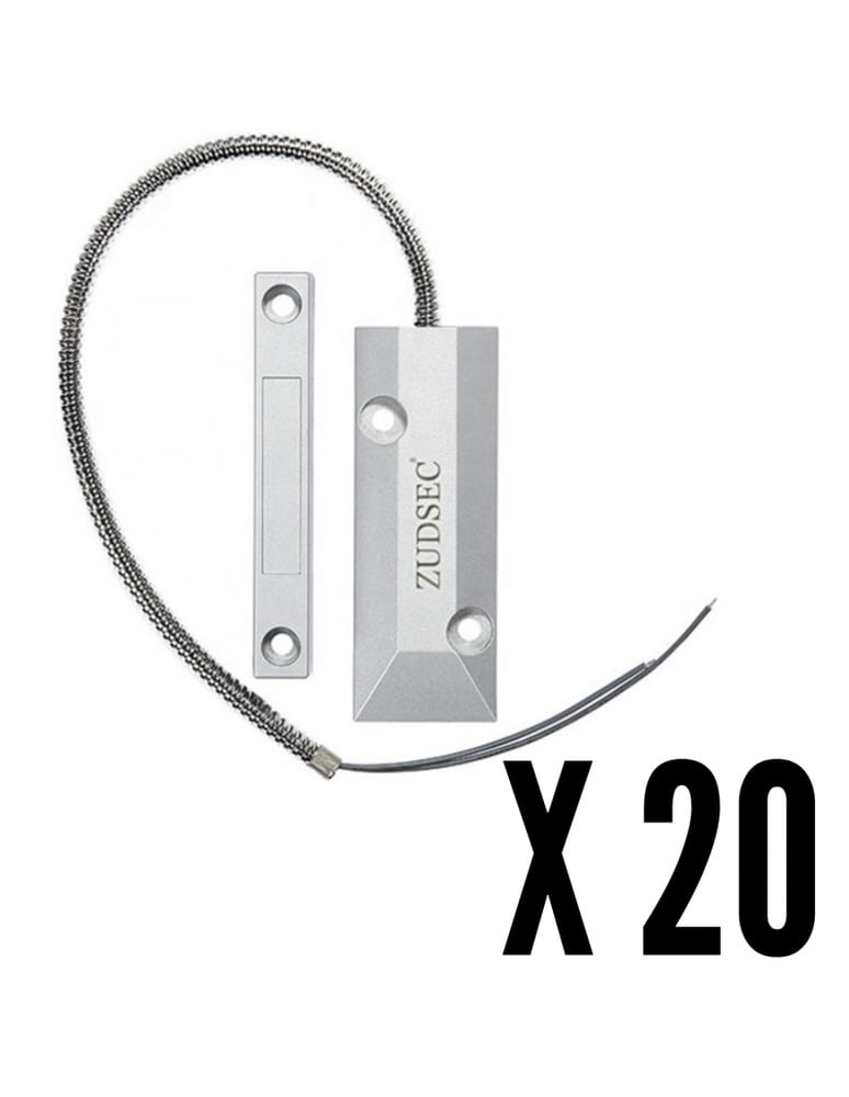 Sensor Magnetico Para Portón - Cableado Cable Protegico X 20 Unidades