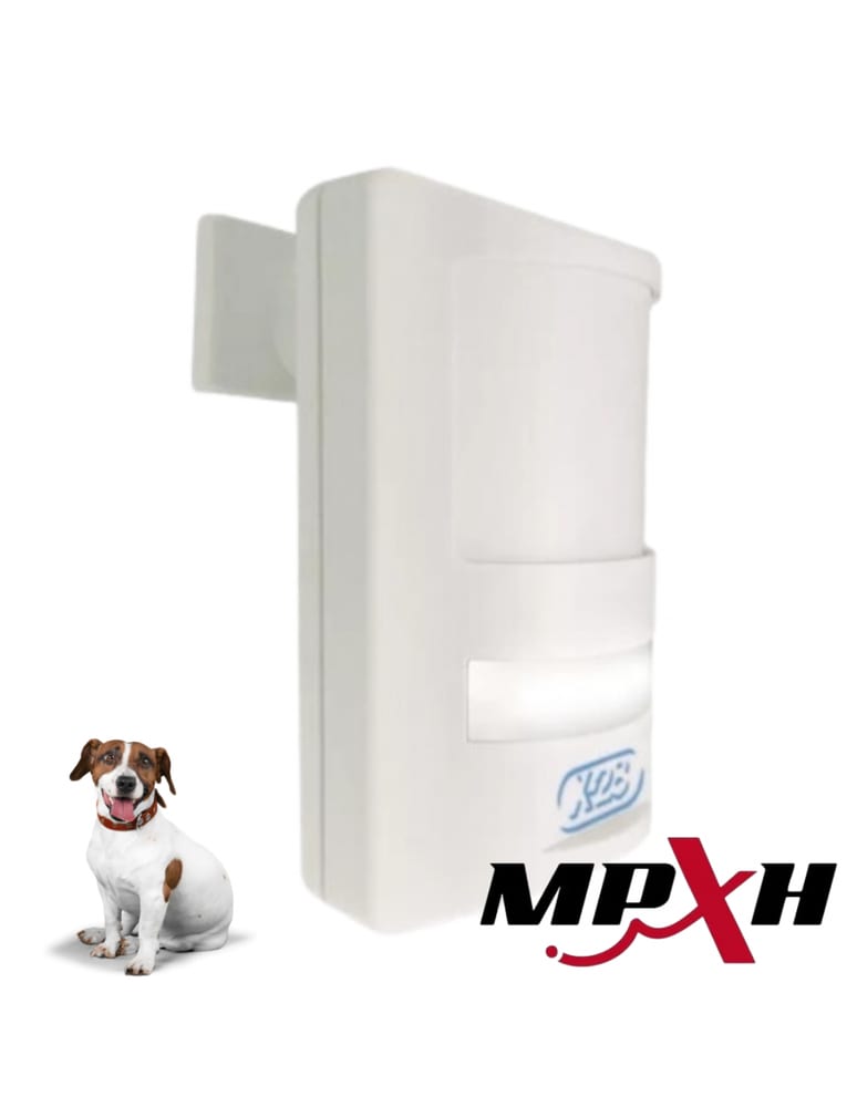 Detector De Movimiento Infrarrojo Antimascotas X28 Mpxh Pir Con Luz De Bajo Consumo Radio Cobertura 8m