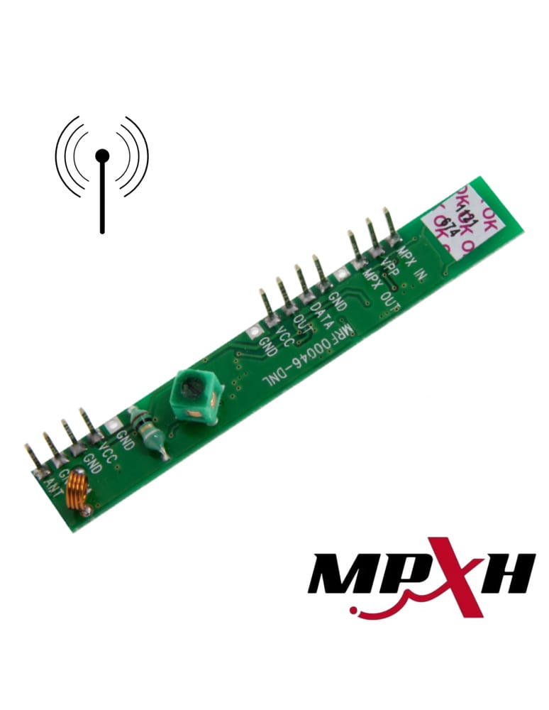 Modulo Plug Receptor Inalambrico De Sensores Y Controles Mpxh X28 Se Conecta En Placa Central O Teclado