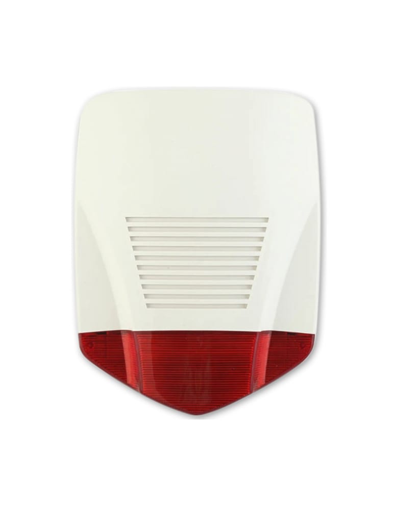 Sirena Exterior De 3 Tonos Carcasa Doble: Pc De Plástico Ext