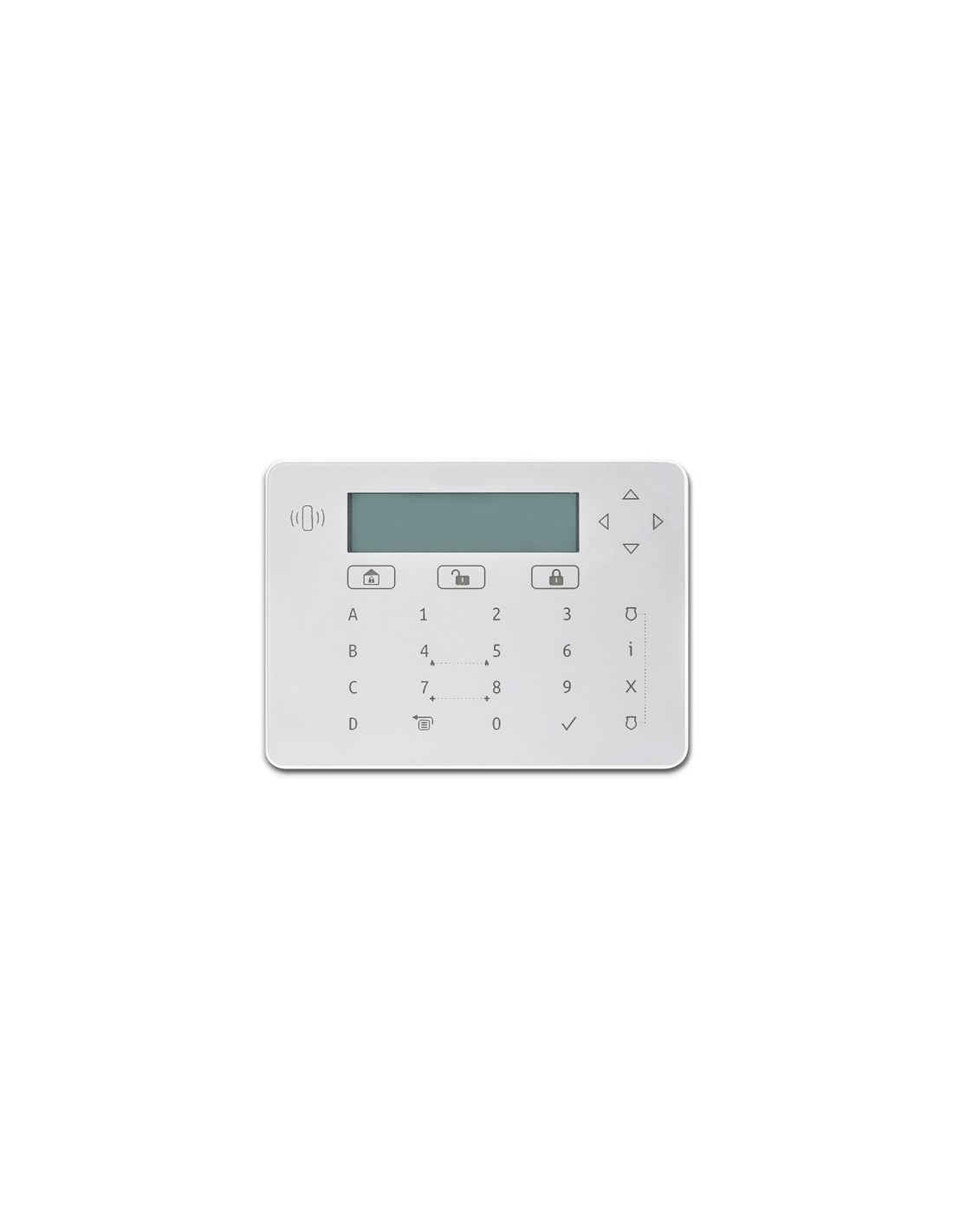 Teclado Lcd Elegant Touchscreen Para Prosys Y Lightsys. Blan