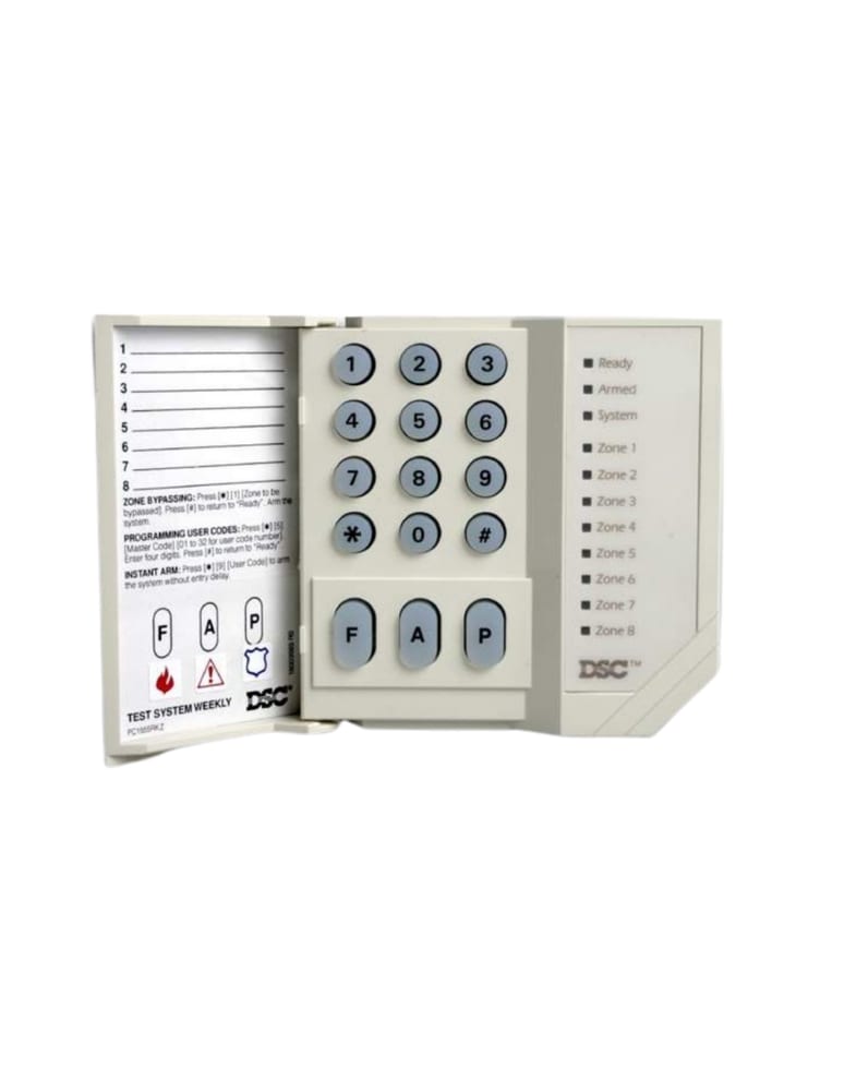 Teclado Led De 8 Zonas Para Panel Dsc-1832 Y Dsc-585