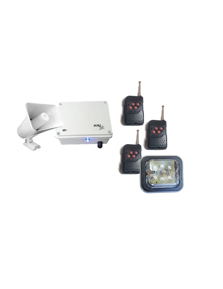 Vecinal Inalambrica Eco 15 Controles Remotos Bateria Sirena Salida Reflector