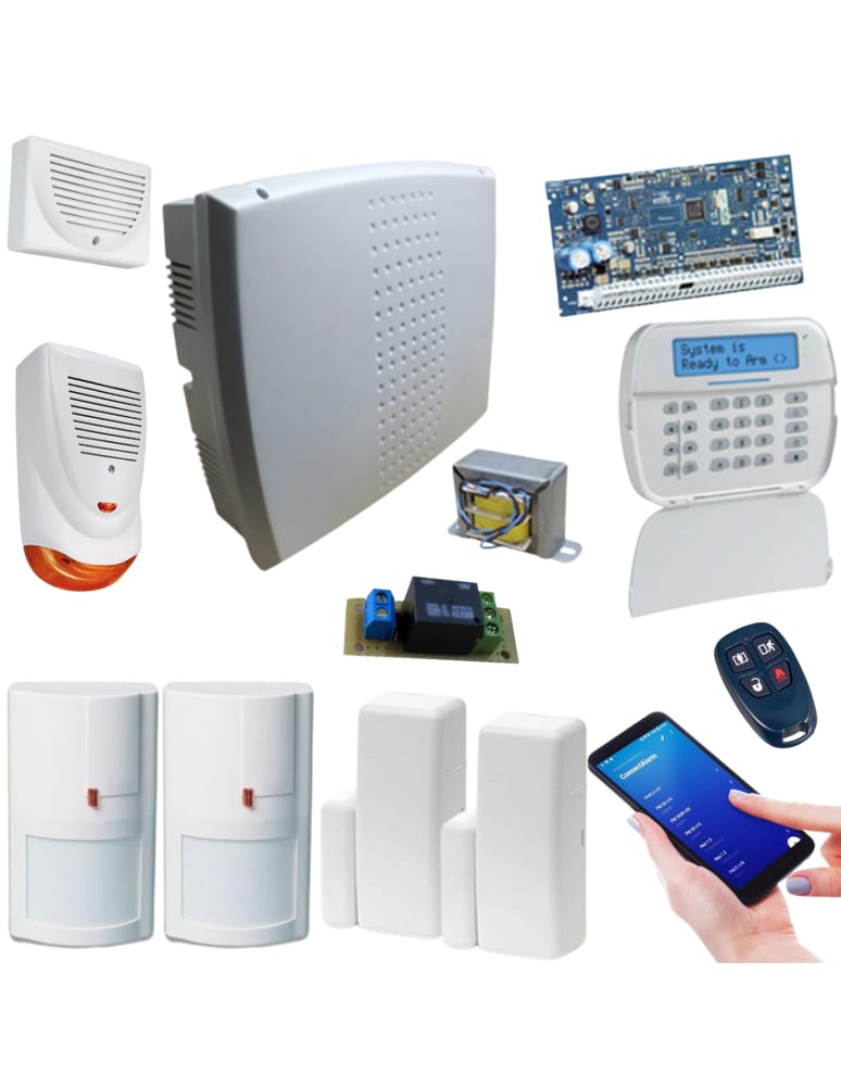 Inalambrica Dsc Neo Power G 2 Pir 2 Magnetico Sirena Int Ext Remoto 8 A 32 Zonas