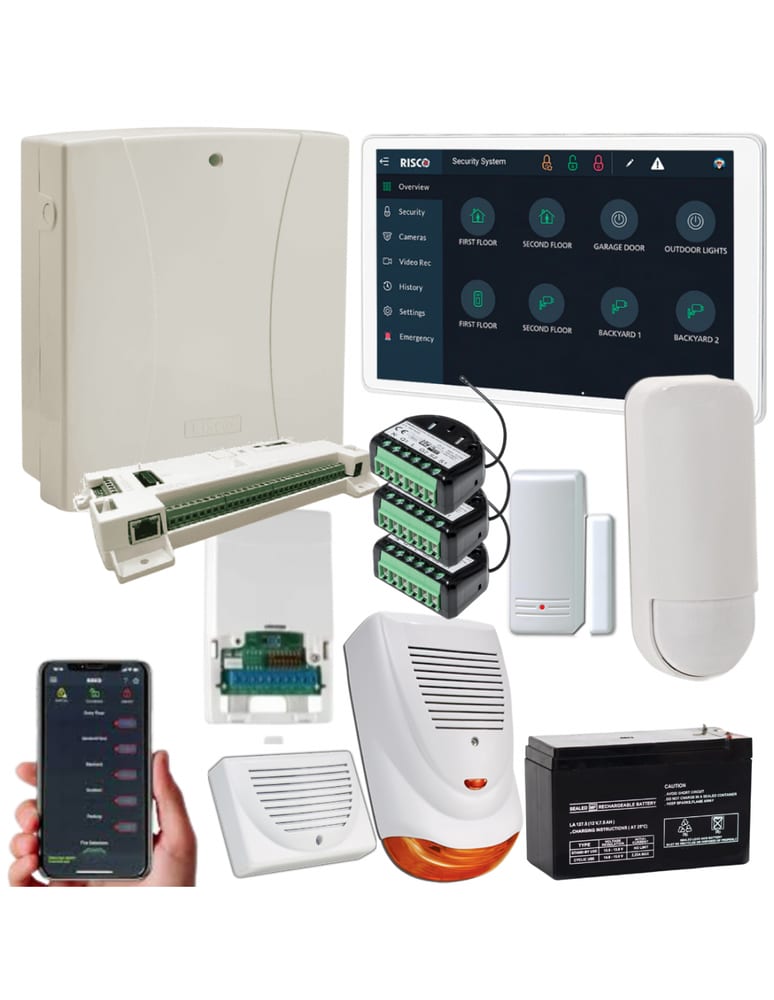 Inalambrica Home Automation Ip App Celular Riscontrol Lightsys Plus
