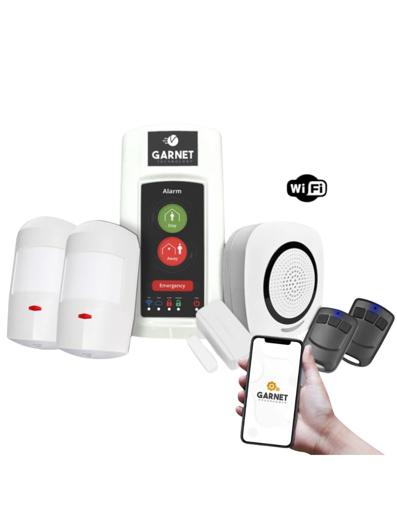 Inalambrica Innova App Celular 2 Pir Magnetico Sirena Int 2 Remoto Todo Inalambrico 6 Zonas