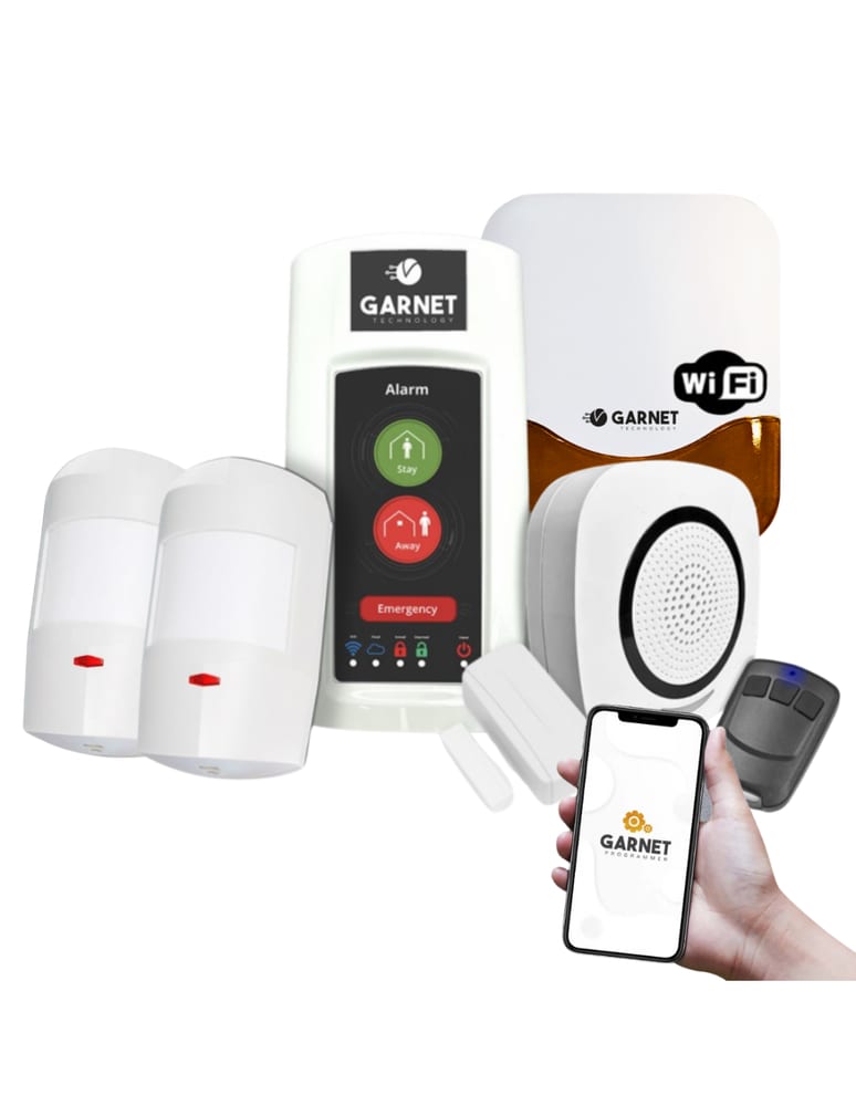 Inalambrica Innova App Celular 2 Pir Magnetico Sirena Int Ext Remoto Todo Inalambrico 6 Zonas