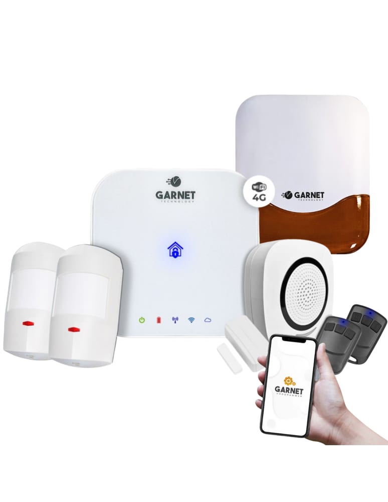 Inalambrica Innova App Celular 2 Pir Magnetico Sirena Int. / Ext 2 Remoto Todo Inalambrico 32 Zonas