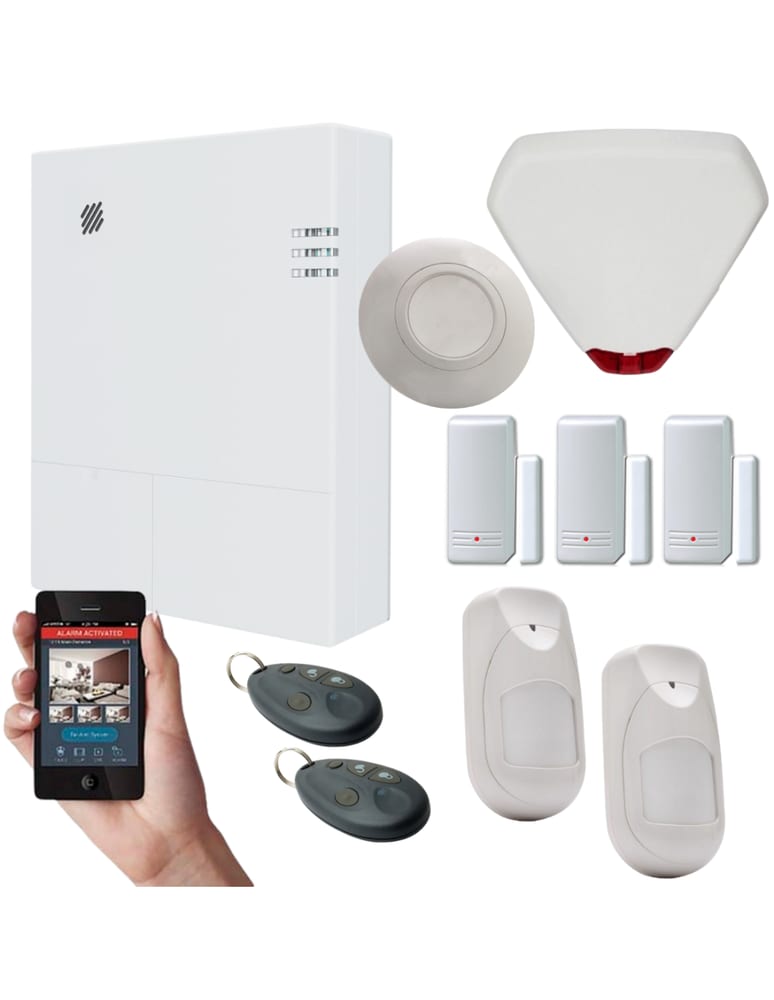 Inalambrica Lightsys Air App Celular Pir Magnetico Sirena Int Ext Bateria Risco