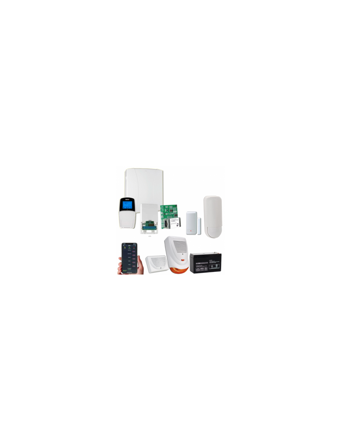 Inalambrica Profesional App Celular Pir Magnetico Sirena Bateria Risco
