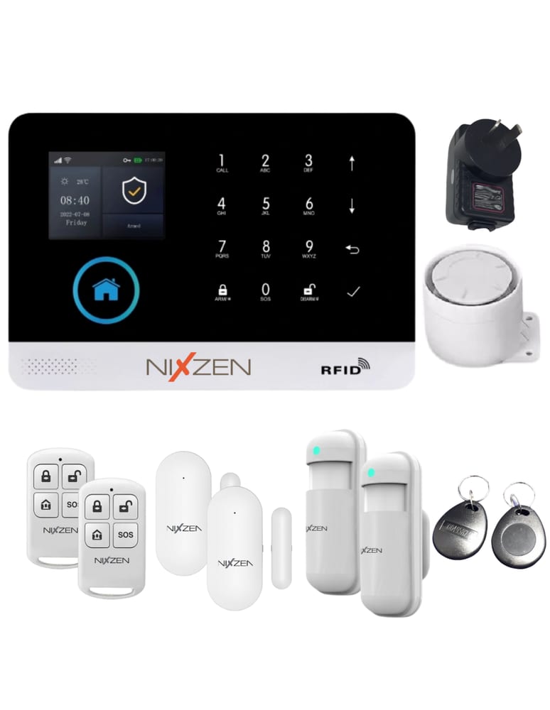 Inalambrica Wifi 4g Pg103 App Tuya Smart 2 Control Remoto 2 Pir 2 Magnetico Sirena Fuente