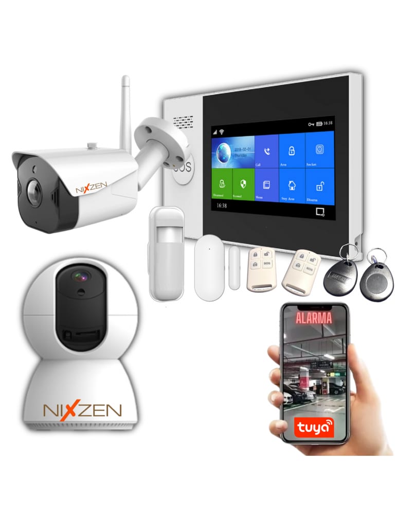 Inalambrica Wifi Gsm App Lcd Touch F5 ,con Camara Video Verificacion Int. / Ext
