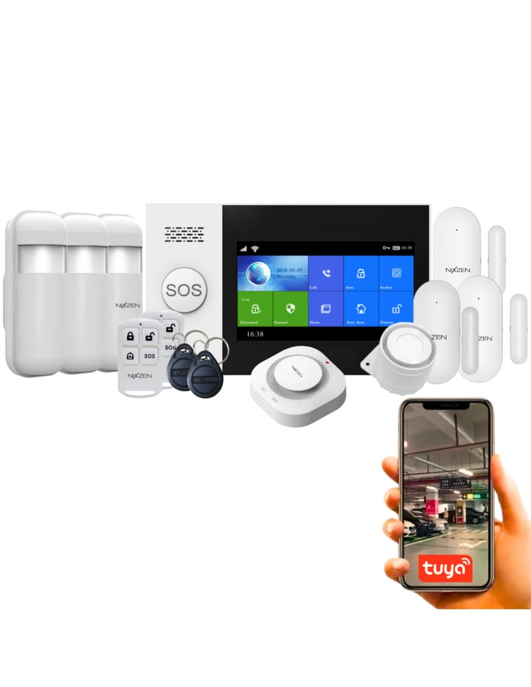Inalambrica Wifi Gsm App Lcd Touch Pg107gsm , 4 Detectores