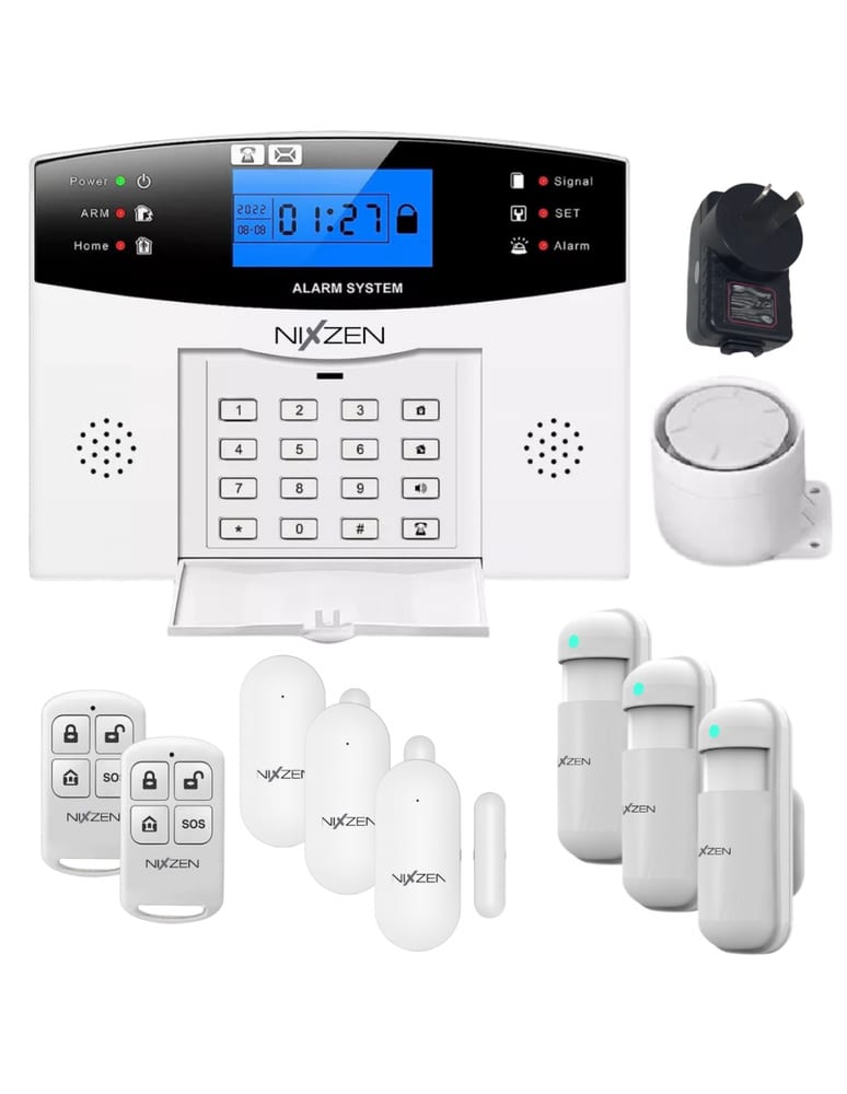 Inalambrica Wifi Pg500 App Tuya Smart 2 Control Remoto 3 Pir 3 Magnetico Sirena Fuente