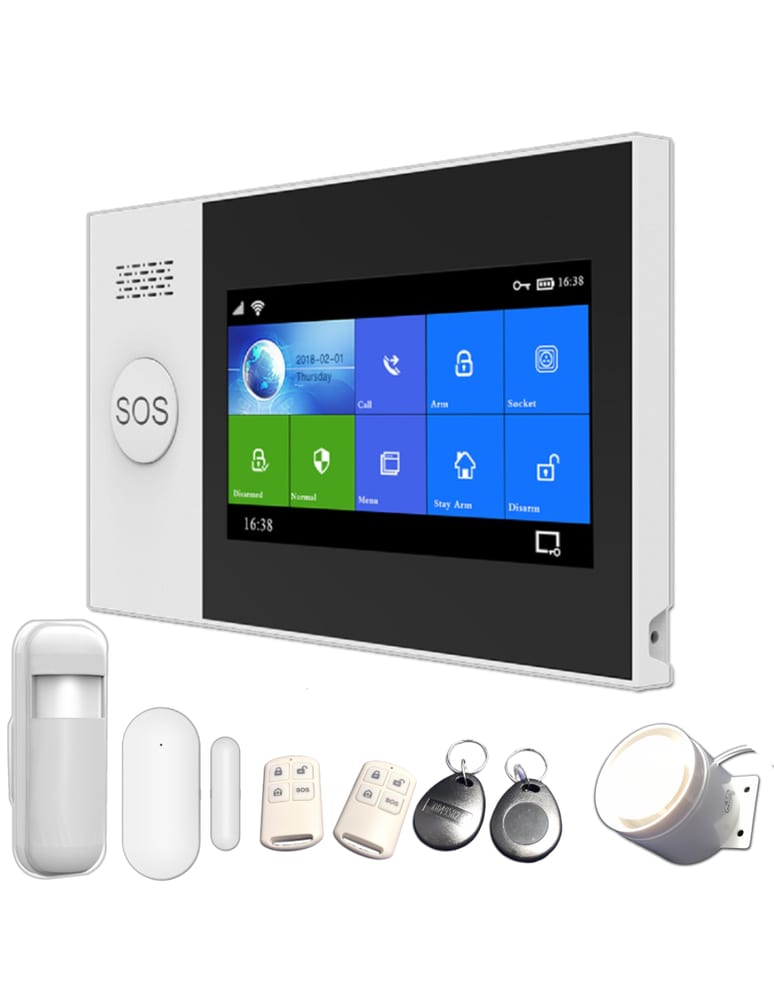 Alarma Inalambrica Gsm Wifi Touch App Celular Zonas Cableada Version 2.0