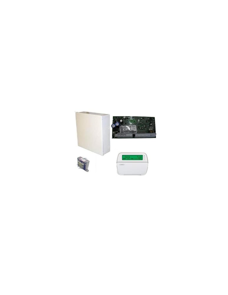 Central Alarma Power 1832 Teclado Lcd Pk5501 Gabinete Fuente