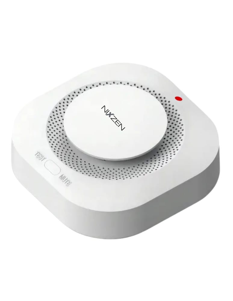 Detector Sensor De Humo Inalambrico Buzzer 80 Db 9v Nixzen Apto Panel Nixzen Y/o Autonomo