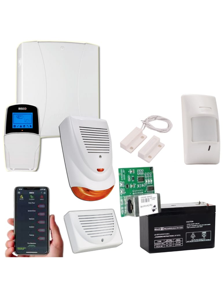 Hogar Empresa Profesional Ip App Celular Pir Magnetico Sirenas Bateria