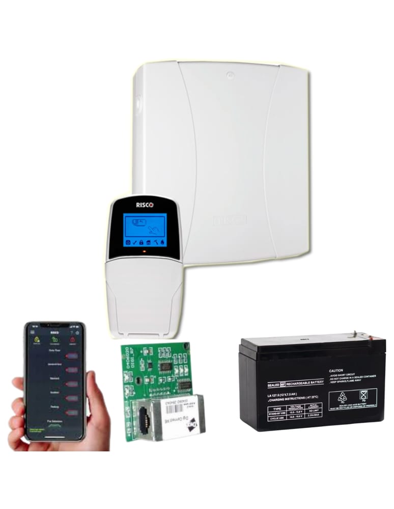 Hogar Profesional Ip App Celular Sirena Interior Bateria