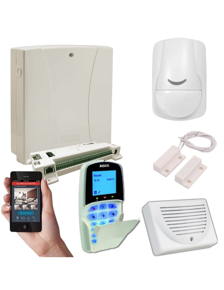 Hogar Profesional Lightsys+ Ip Wifi App Celular Teclado Caja Fuente Magnetico Pir Sirena Interior