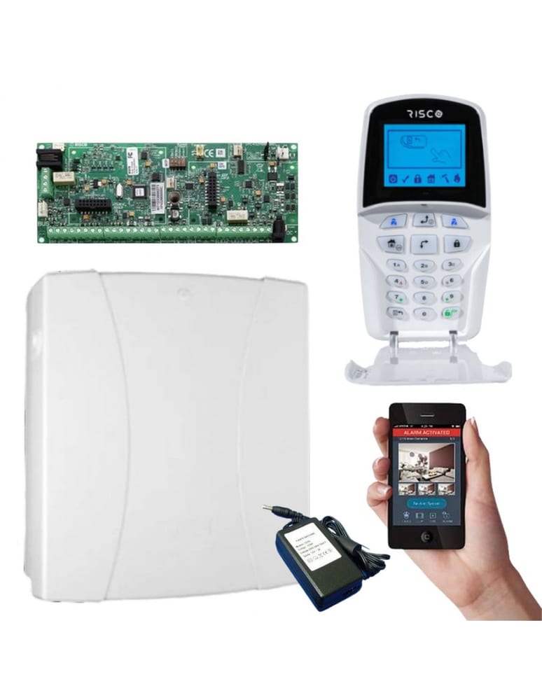 Risco Lightsys2 32 Zonas Con Teclado Y Fuente