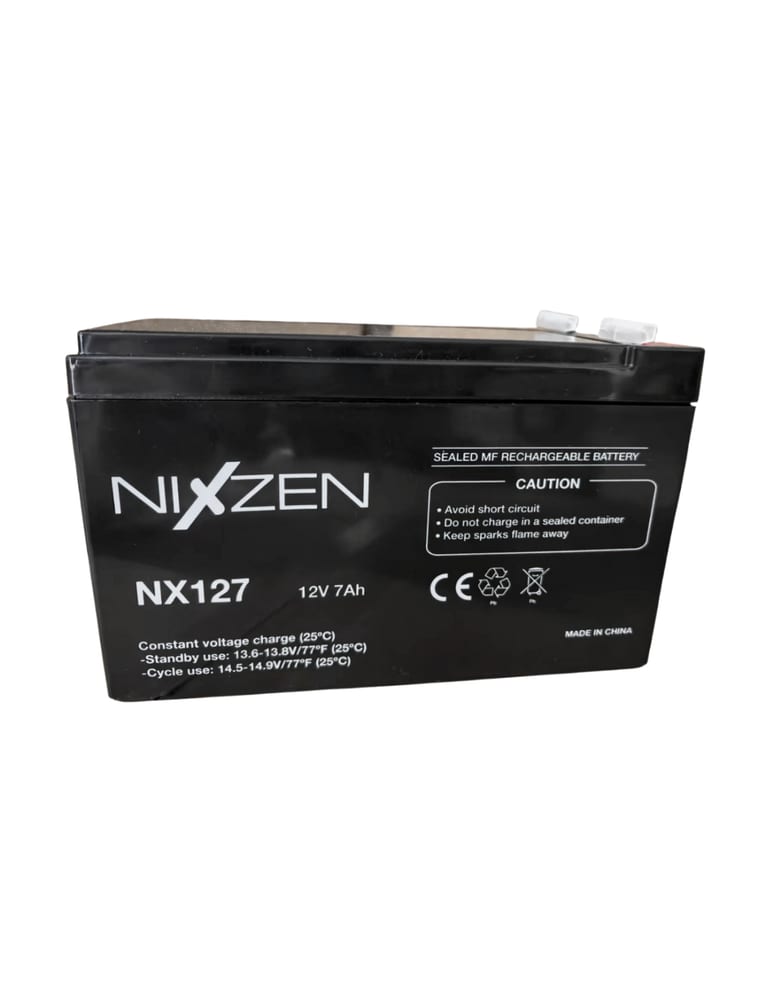 Bateria De Gel Nixzen 12v 7ah 20hs Electrolito Absorbido
