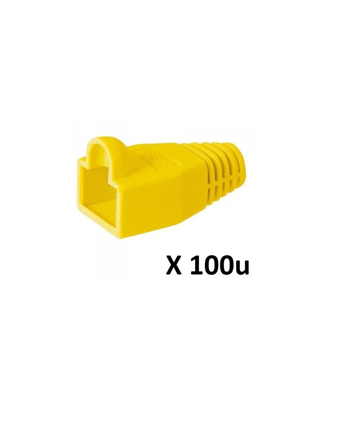 Capuchon Rj45 Amarillo X 100u
