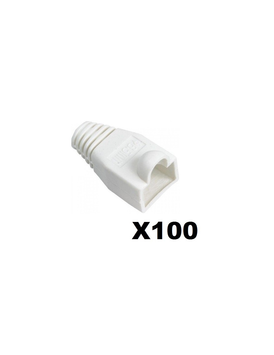 Capuchon Rj45 Blanco X 100u