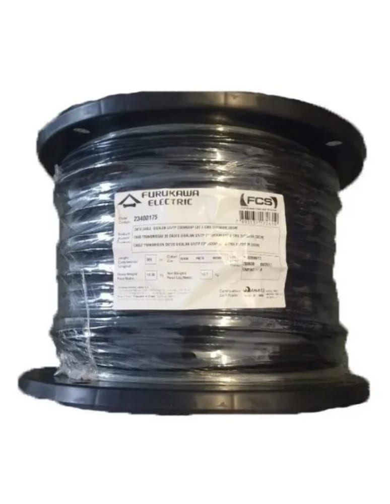 Cable Utp Furukawa Cat6 Gigalan  Negro Exterior 23400175