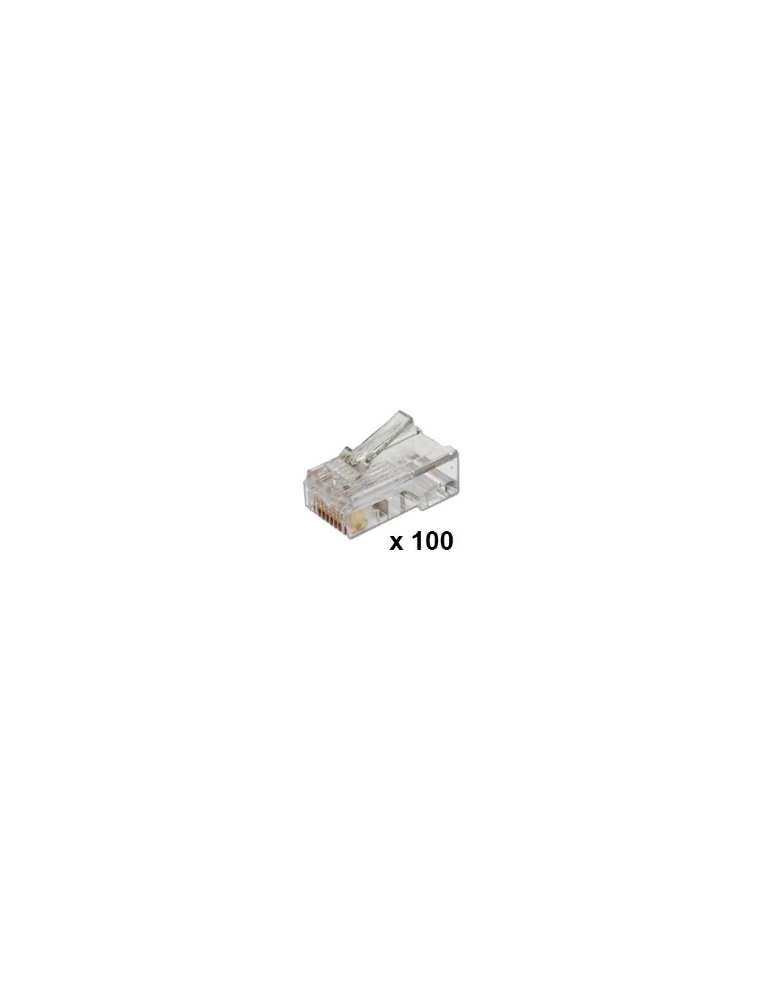 Conectores Rj45 Para Crimper. Utp Categoria 6 Bolsa X 100