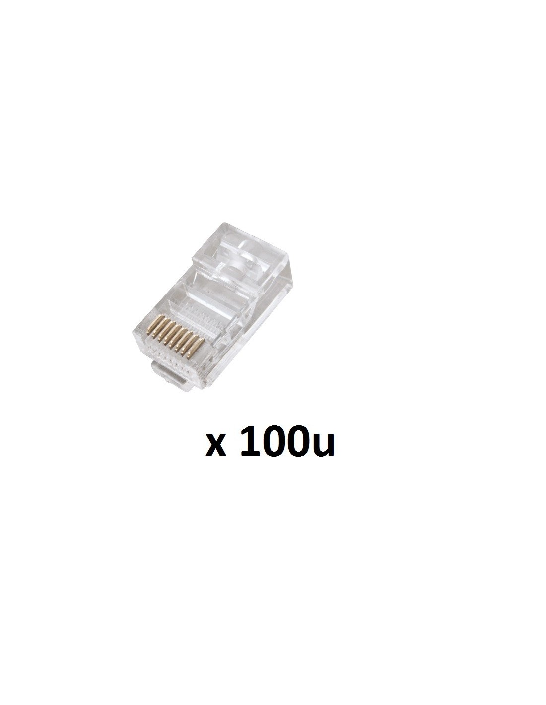 Plug Cat5e Rj45 X 100u