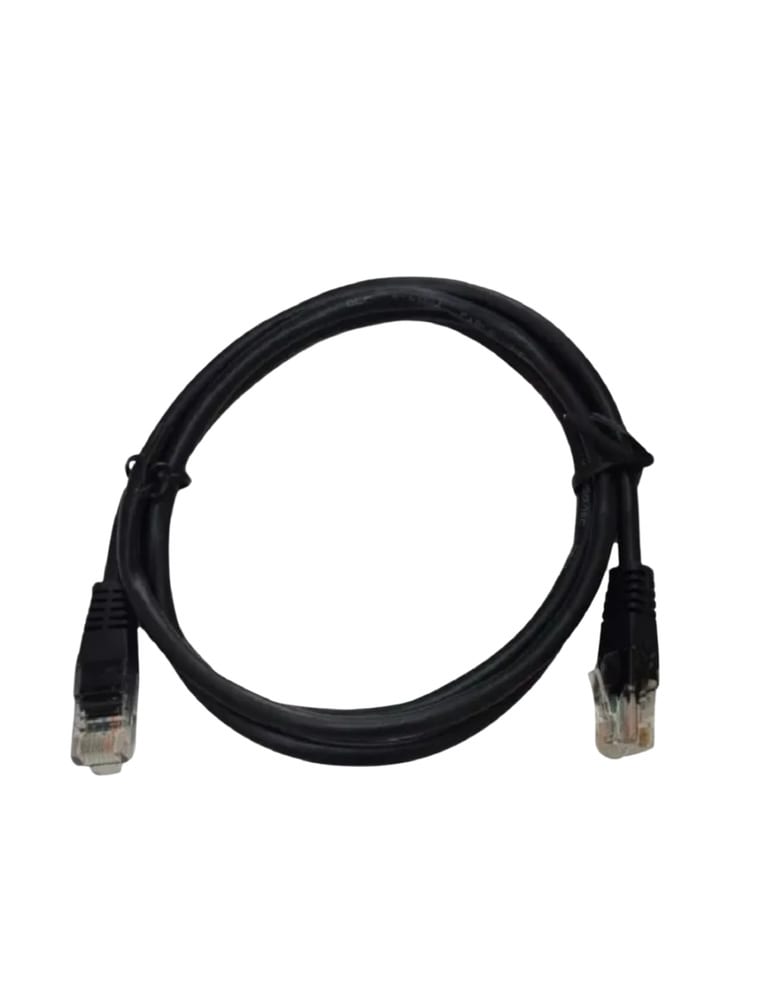 Utp Cat6 Patch Cord, Cu,pvc - 5,00m, Negro