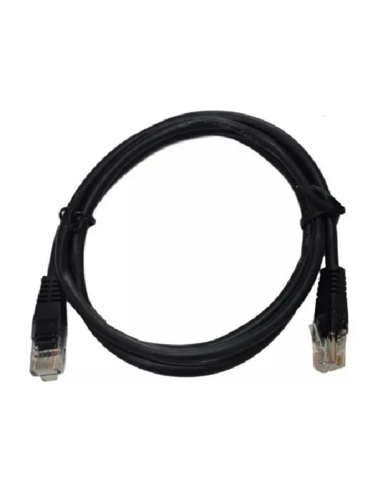 Utp Cat6e Patch Cord, Cu,pvc - 0,50m, Negro