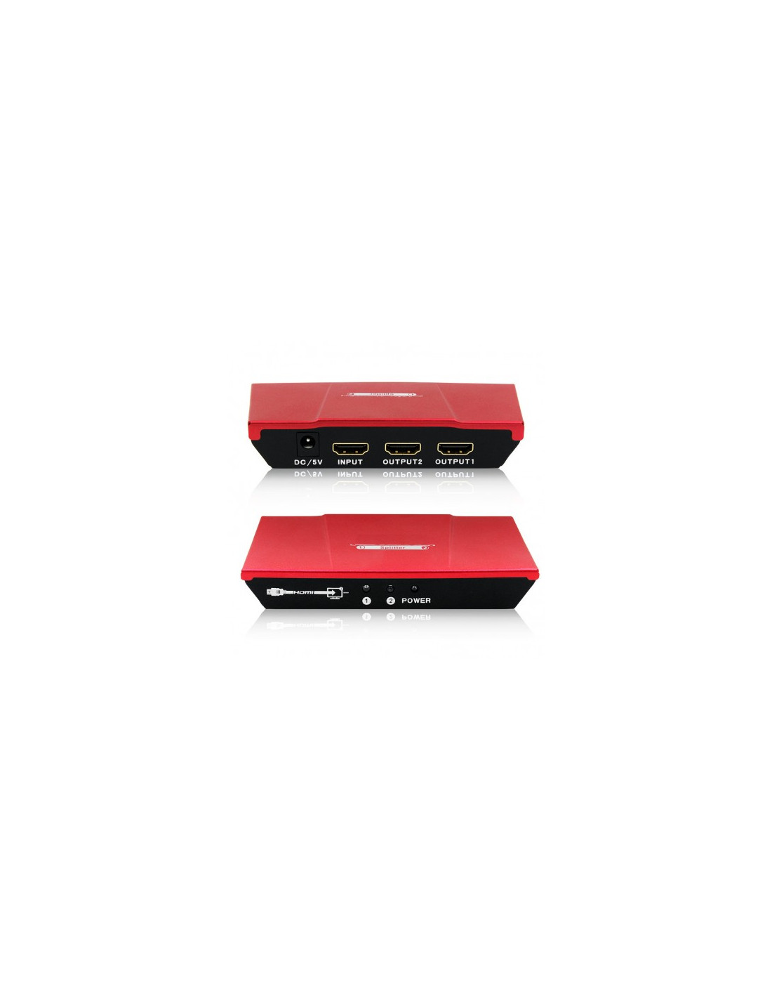 Splitter Divisor Hdmi 1x2 1080p/4k/3d Soporta Hdcp1.2 Y Hdmi